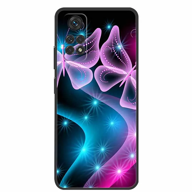 Чехол для Poco M4 Pro 4G мраморный Мягкий силиконовый чехол-накладка Xiaomi чехол