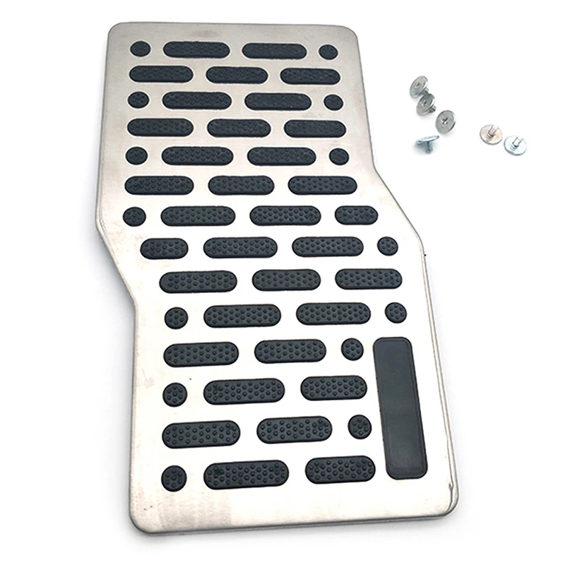 

Universal Auto Car Floor Anti-skid Mat Metal Pad Carpet Patch Foot Pedal Pads