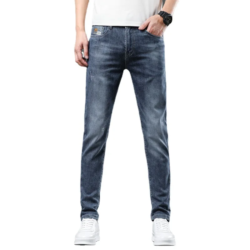 

Hight Quality Spring Summer Men's Jeans Plus Size Thin Fashion Streetwear Ankle Length Denim Harem Pants Quality Clothing