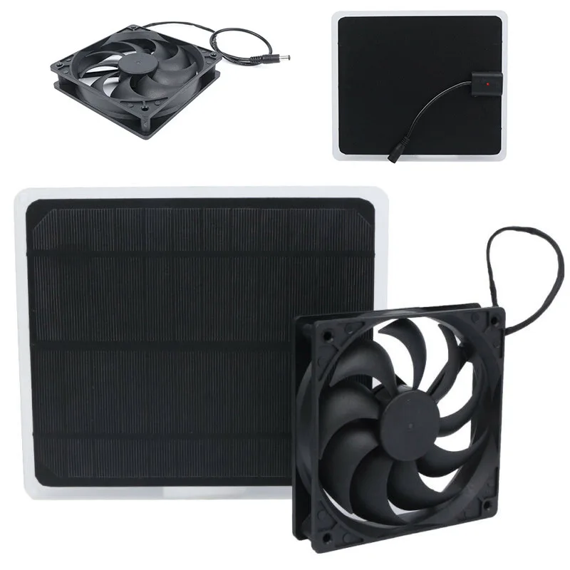 20 Вт вытяжной вентилятор на солнечной панели 12 В водонепроницаемый батарее