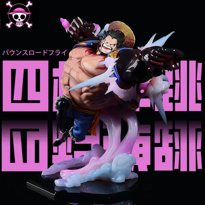 

Цельная фигурка обезьянки д Луффи Аниме Фигурка Gk Gear 4 экшн-фигурка Коллекционная кукла статуя игрушки Figma детские подарки