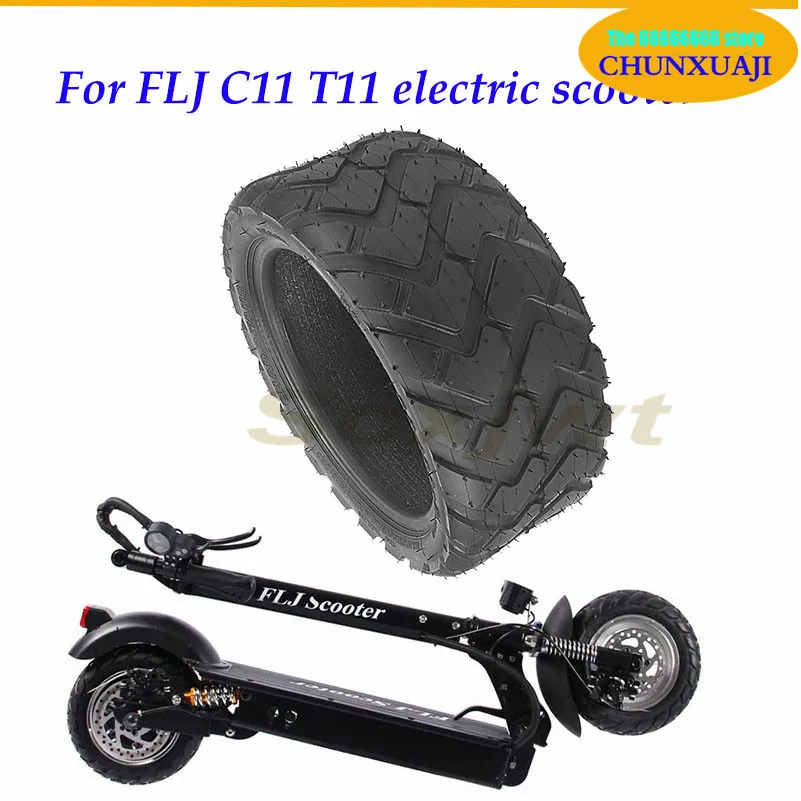 

10 Inch Vacuum Tyre 80/60-6 Tubeless Tire for FLJ C11 T11 Electric Scooters Outer Tire Front Wheel Rear Motor Wheels