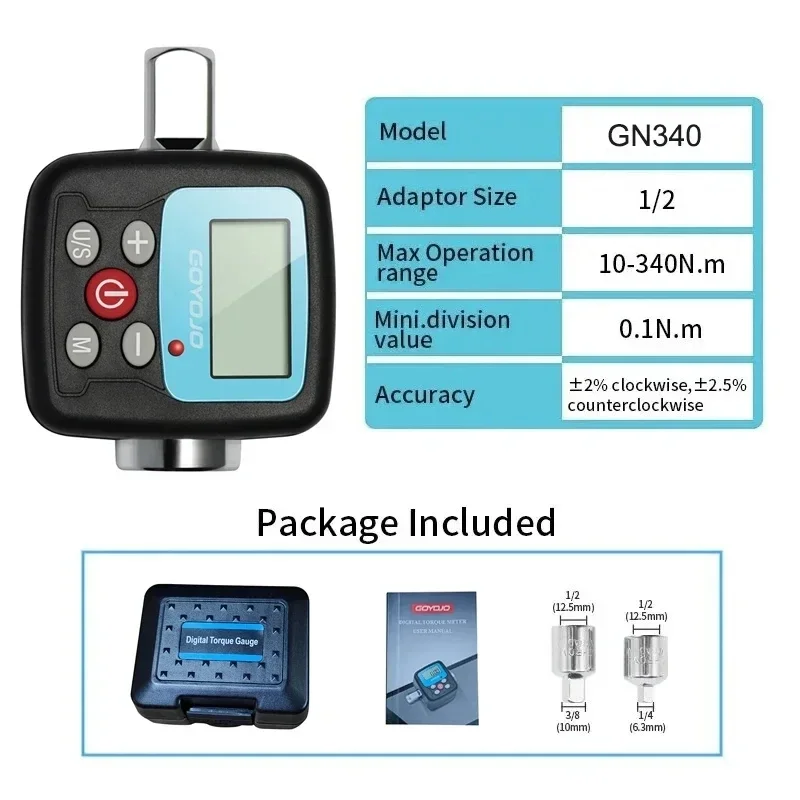 

NITERUS Цифровой адаптер динамометрического ключа
