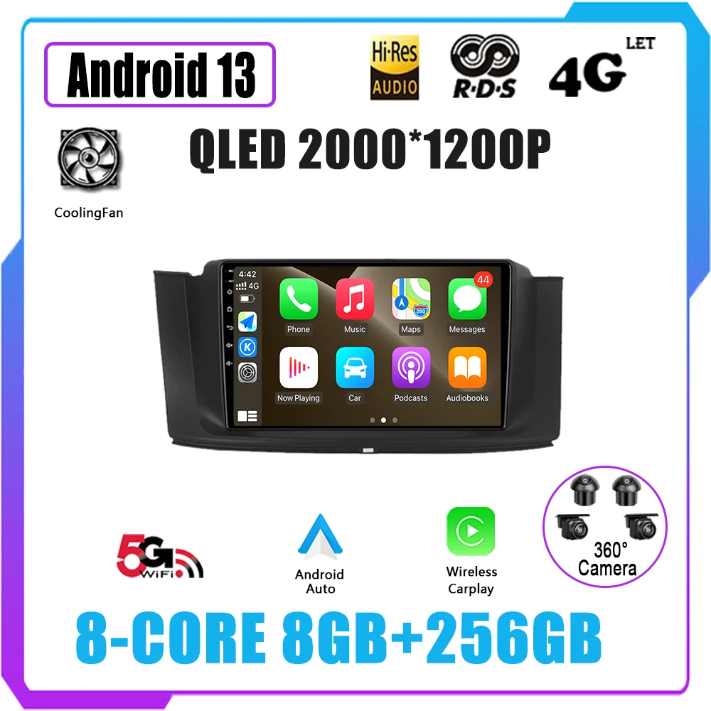 

Car Radio Multimedia Player For Geely Emgrand ightGC9 Borui (2015-2016) Navigation GPS DSP Carplay WIFI QLED