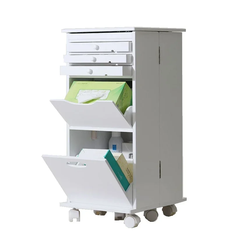 Белый мини-туалетный столик в комплекте маленький складной раскладной мобильный