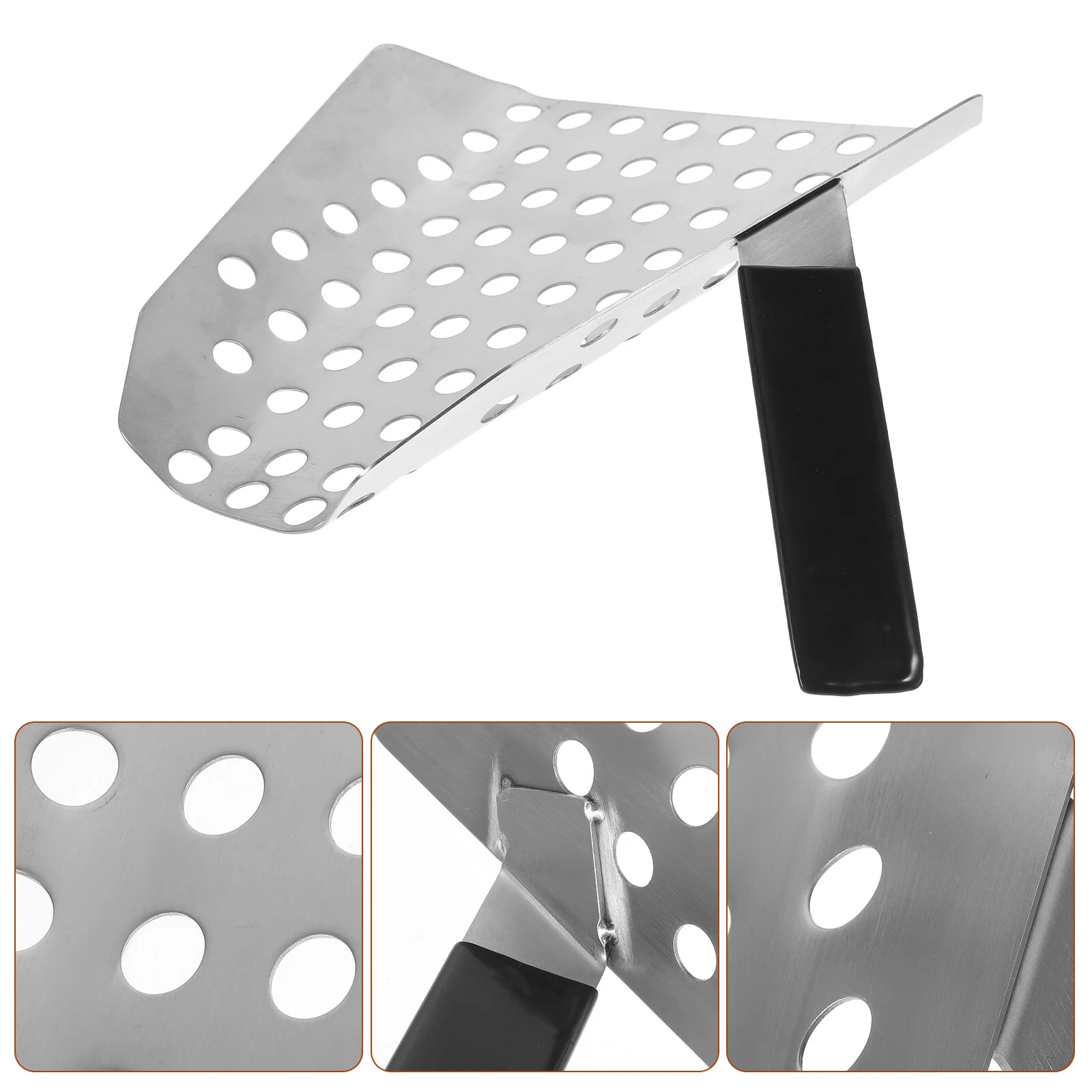 

Metal Pooper Scooper Cooking Spatula Stainless Steel Chips Scoop French Fries Food Popcorn Machine Coffee Beans Bagging
