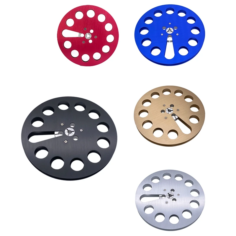 

New Analog Audio 7Inch X 1/4Inch Metal Tape Reel -NAB HUB Open Reel Audio Aluminum Takeup Reel 7 Inch