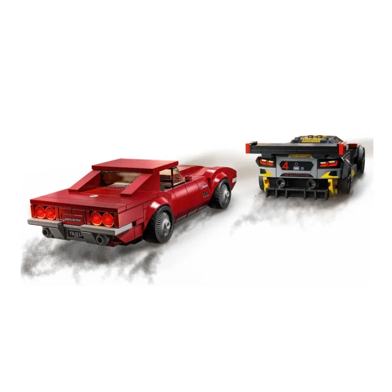 [100% оригинал] LEGO®Скоростные чемпионы 76903 Chevrolet Corvette C8.R Гоночная машина и 1968 (512 шт.) |