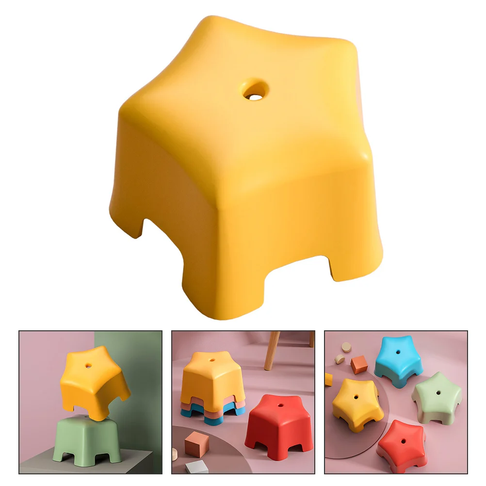 

1pc Children Stool Bathroom Footstool Living Room Anti-slip Stool Stack Stool