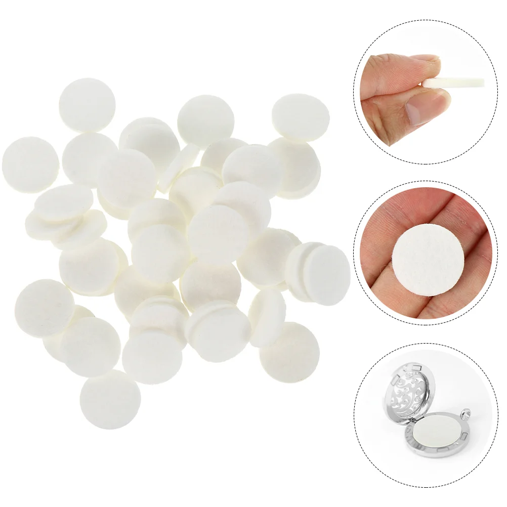 

Pads Refill Aroma Pad Diffuser Essential Oil Locket Aromatherapy Necklace Carpendant Air Cotton Replaceable Replacements