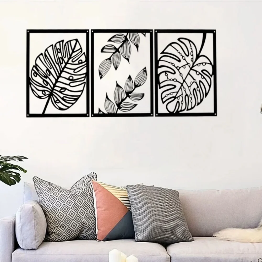 CIFBUY Комплект Из 3 Предметов Металлический Настенный Декор Современное Украшение