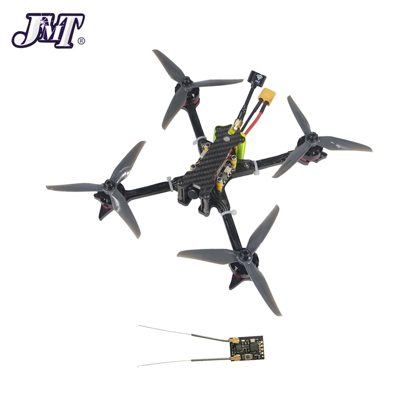 

DIY BNF F215 215 мм 5 дюймов 3-4S RC FPV Радиоуправляемый Дрон со встроенным OSD Betaflight с BLHeli-S 45A 4 в 1 ESC стандартный приемник дальнего радиуса действия