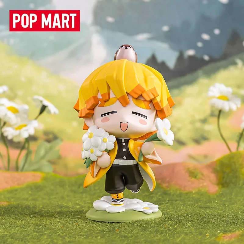 Pop Mart Demon Slayer Birth Flower Series слепая коробка Guess Bag Mystery Box игрушки куклы милые аниме