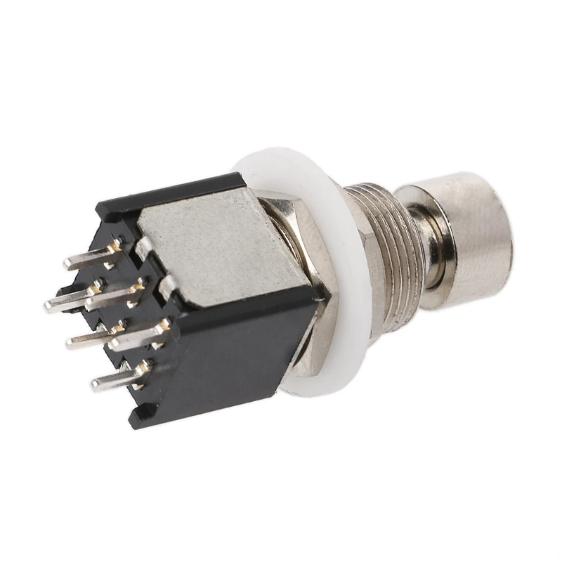 DPDT Momentary On(On) Ножной переключатель Гитарная педаль эффектов Металлическая