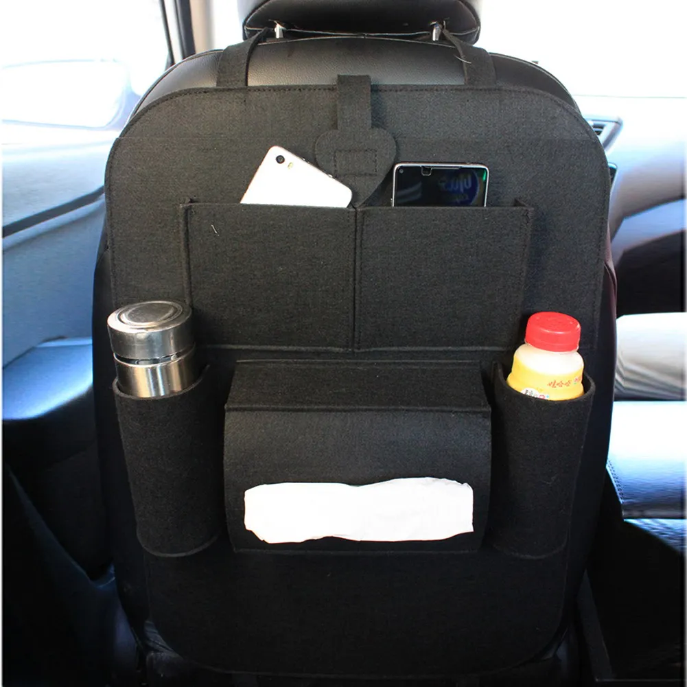 

Car Felt Covers Seat Organizer Insulation Versatile Bag Storage Container Practical Car Styling Interior Accessories Car Care