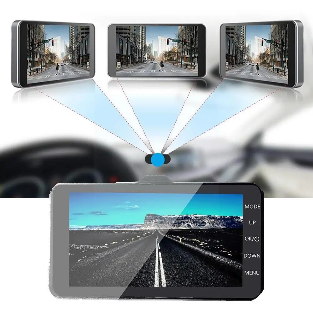 

4.0 Inch IPS Screen LCD Full HD 1080P Recording Driving 170-Degree Wide-angle Recorder R8W4