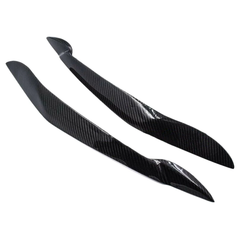 

2 шт., накладки на глаза для передних фар из углеродного волокна для BMW X5 E70 2007-13