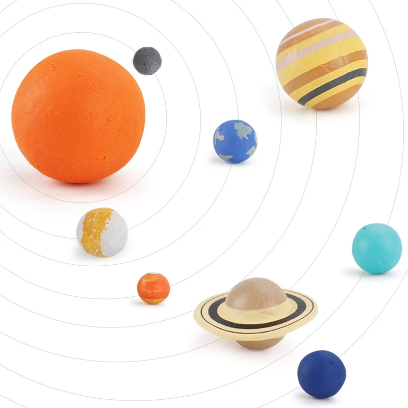 

9pcs/set Educational STEM Learning Toys Science Gadgets Universe Solar System Planets For Kids Boys Girls 5 6 7 8 9 10 Years Old