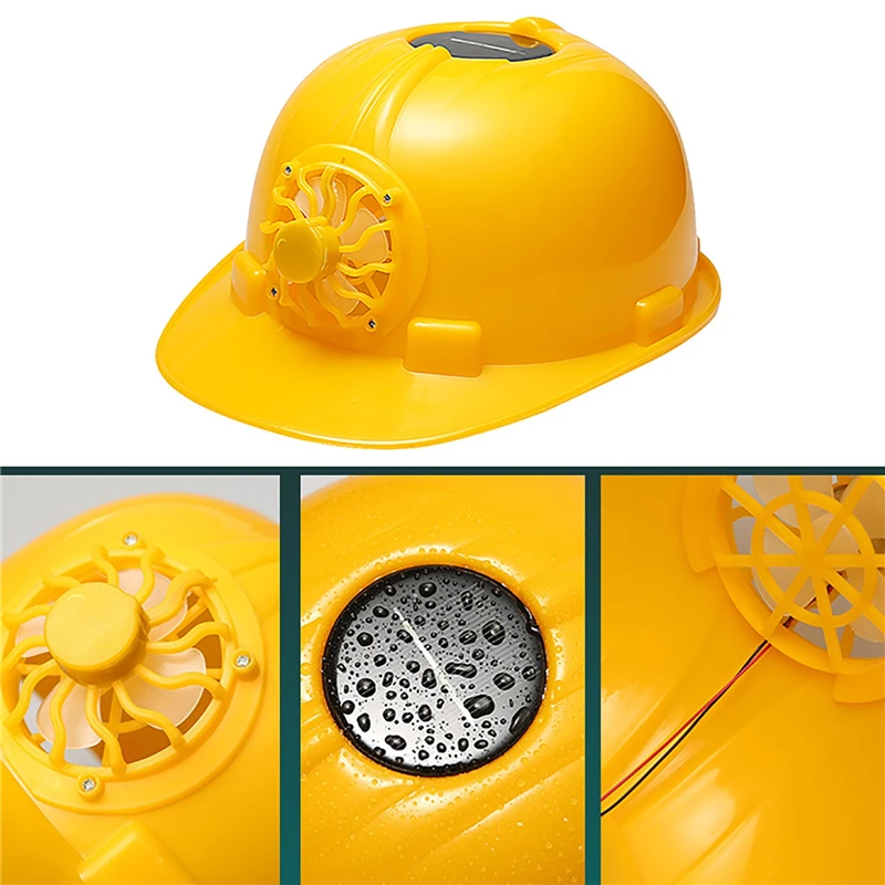 Скидка Защитная Кепка, на солнечной батарее, материал ABS, для защиты шлема от солнечной энергии