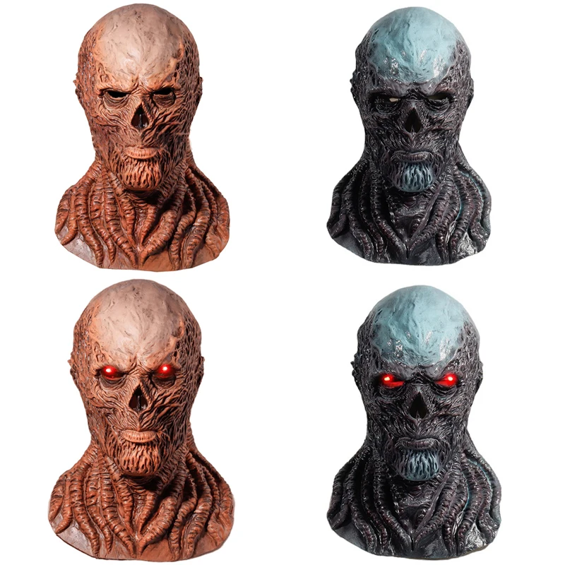 

Страшная маска на Хэллоуин «очень странные дела» 4, маска для косплея векны, монстр, латексный шлем, реквизит для костюма, аксессуары для взр...