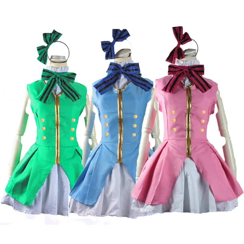 

Anime LoveLive Cosplay Love Live Start Dash Kosak Honoka Sonoda Umi Minami Kotori Outfit Full Set