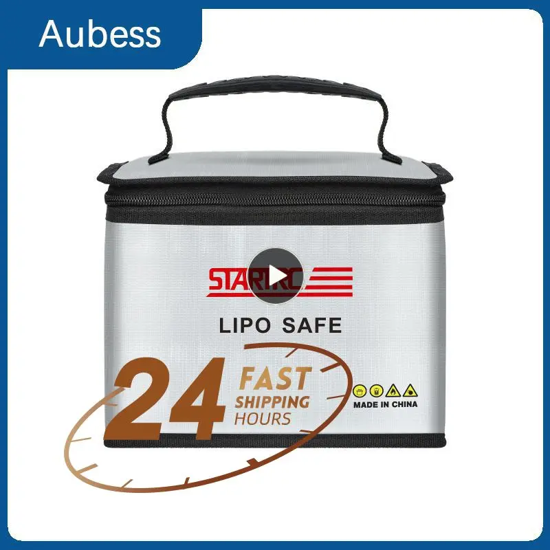 

Lipo Battery Safety Bag Fireproof Waterproof Explosion-Proof 215*145*165MM RC Drone/Car/Boat Portable Lipo Battery Storage Bag
