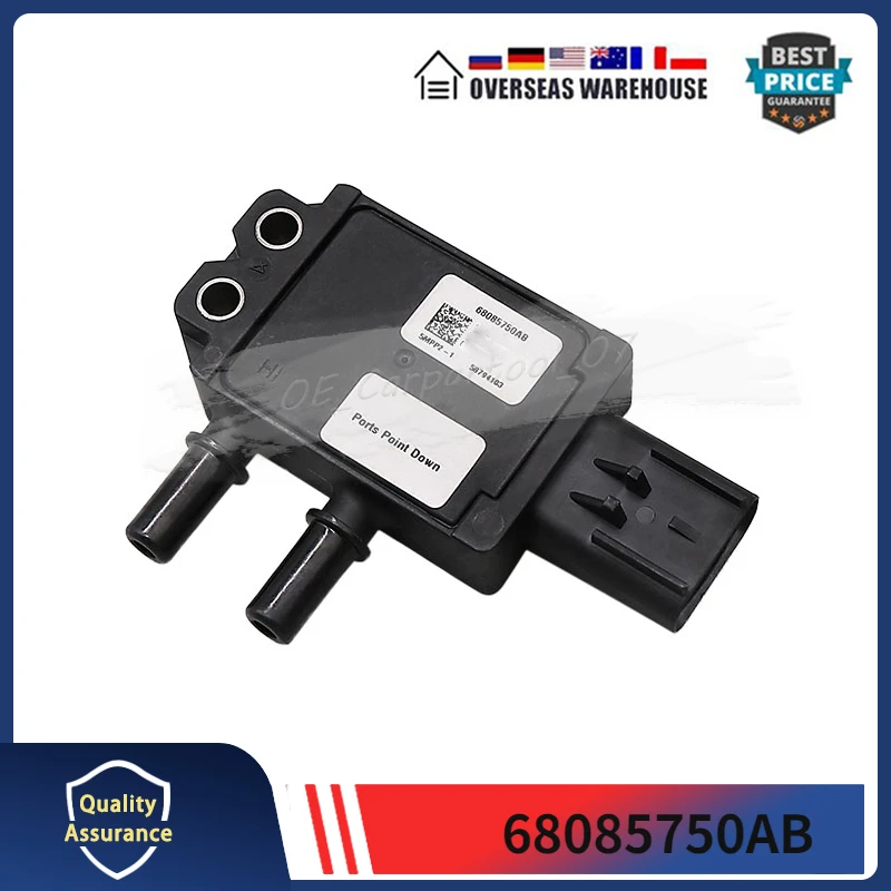 

Fits For 2013-2018 Ram 2500 3500 2013-2017 Ram 4500 5500 6.7L Diesel Exhaust Differential Pressure Sensor 68085750AB 68085750AA