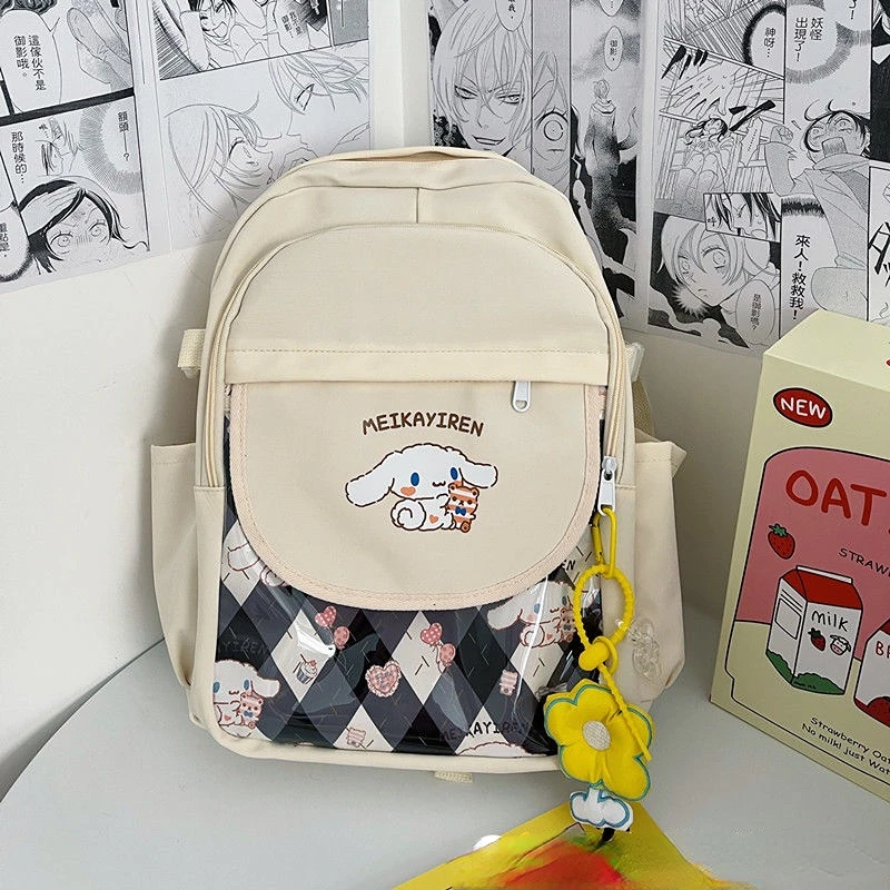 

Sanrio Junior High School Students High School Students Large-capacity Backpack Kawaii Cinnamoroll Class Backpack