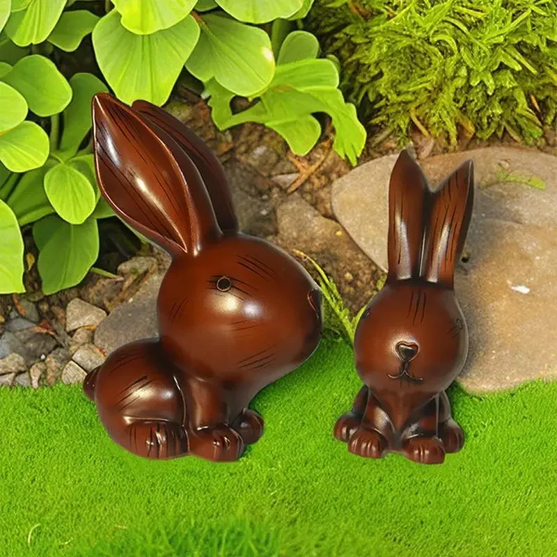 Кролик Искусственный 2 шт. красивая детализированная не выцветающая прочная