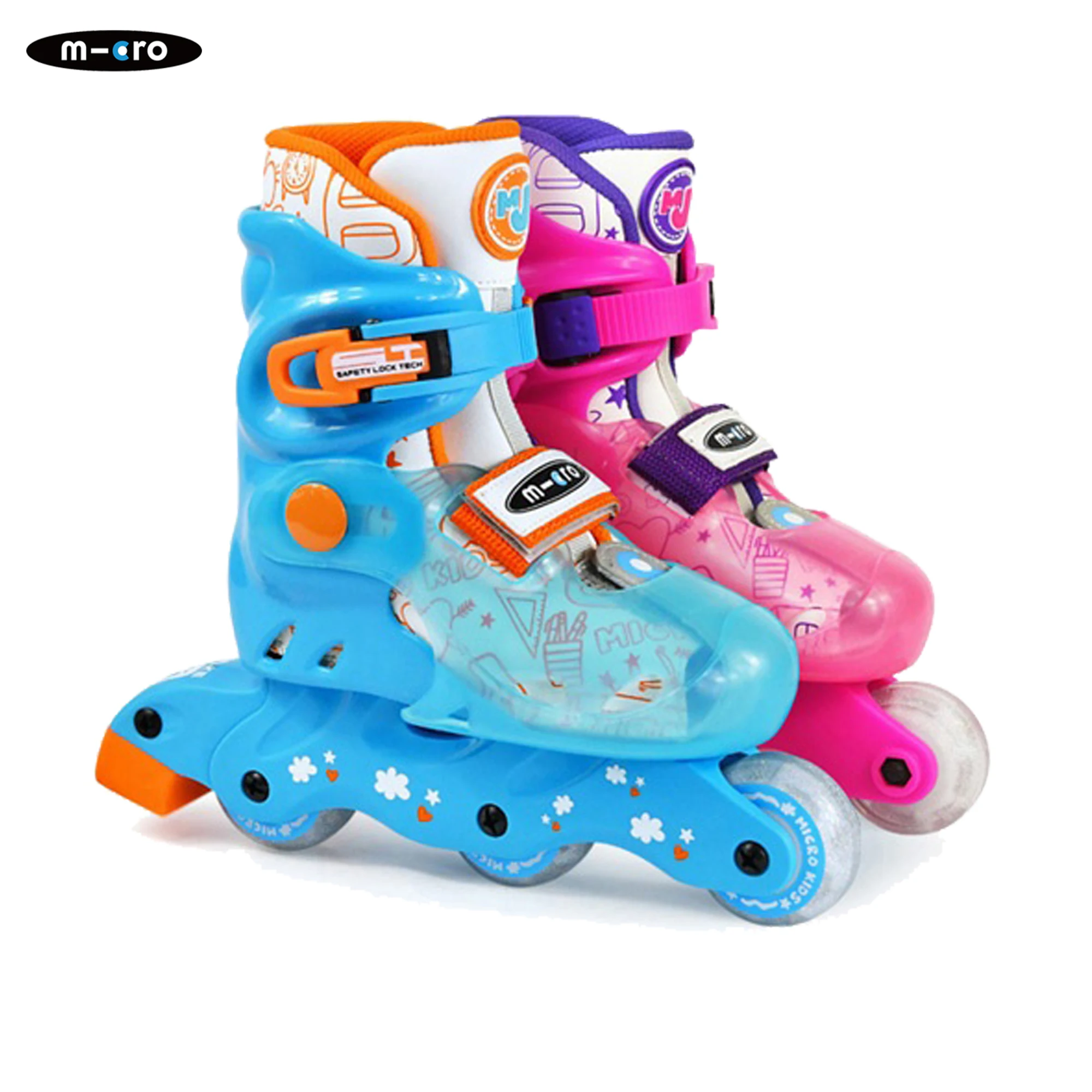 

Micro FUTURE,KIDS Inline Skates,Adjustable,4 Wheels for Chirdren Beginner Learning,Lightning Wheels