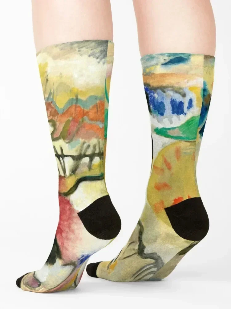 Кандинский сад любви II абстрактные носки произвольной формы для гольфа мужские