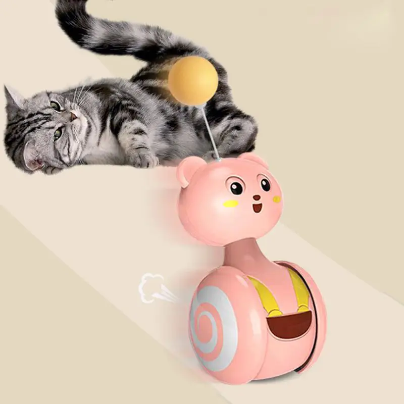 Интерактивная Вращающаяся Игрушка-светильник Для Кошек Забавная Движущаяся