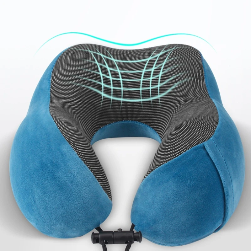 New U-Shaped Memory Foam Neck Pillows Cervical Healthcare Bedding Drop Shopping Soft Slow Rebound Space Travel Pillow