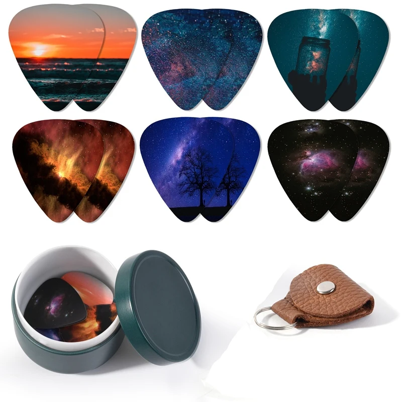 

New 1 Set Electric Guitar Pick Acoustic Music Picks Plectrum 0.71Mm Thickness Guitar Accessories