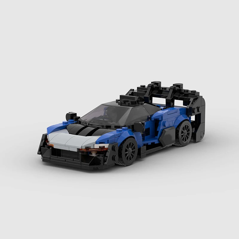 Экологичный АБС-пластик M10456 Moc Speed Champions Модель гоночного автомобиля Строительные