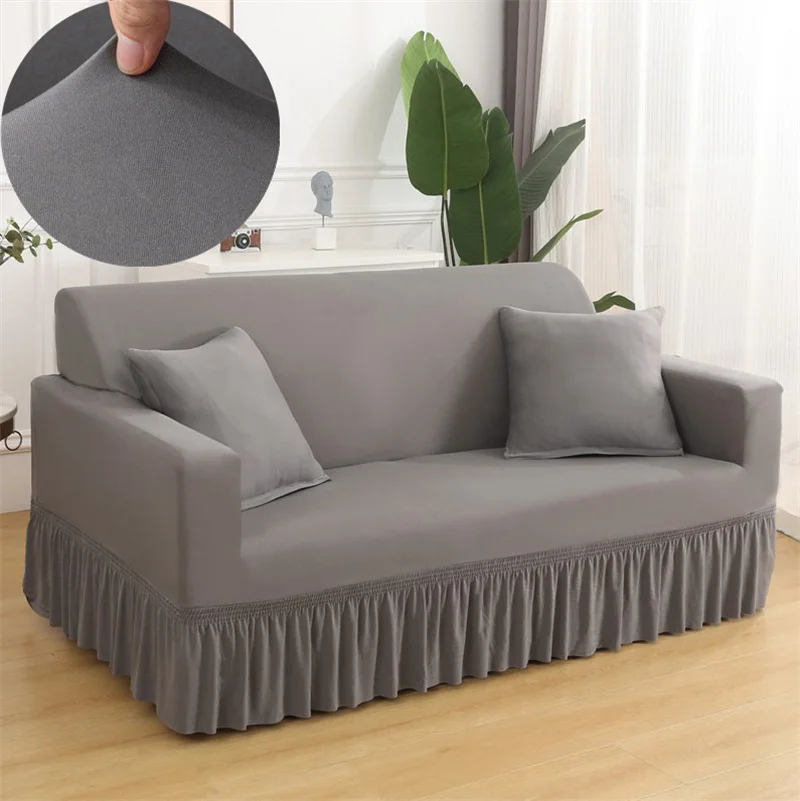 

Nordic Sofa Skirt Cover Spandex Sofa Covers for Living Room Elastic Stretch Universal Couch Cover Sofa Slipcovers 1 2 3 4 Seater
