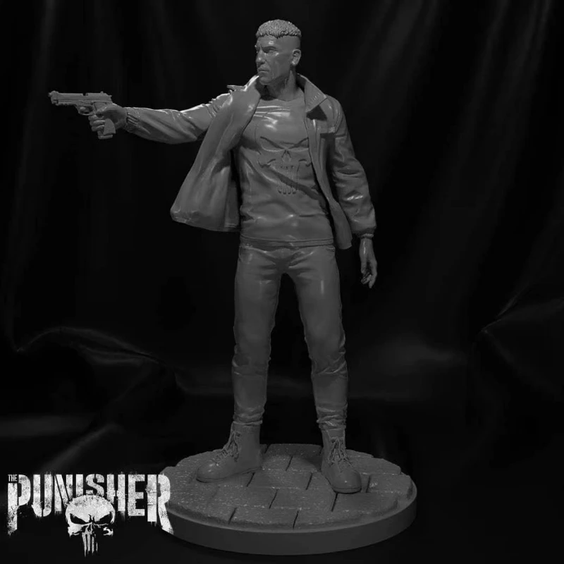 

Resin Figures Punisher 1/24 Scale 75mm Assemble Model Kit Unassembled and Unpainted Diorama Toys Free Shipping