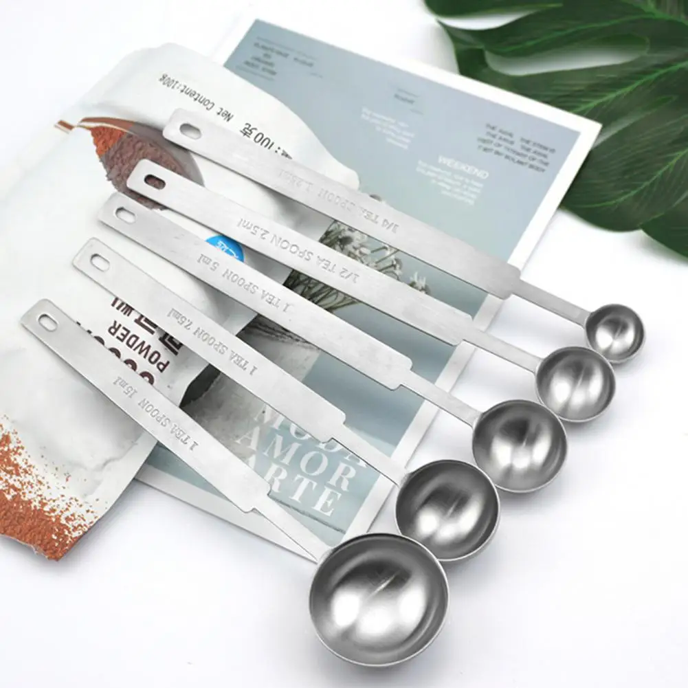 

1Pc/1 Set Powder Scoop Sturdy Food Grade Precise Baking Kitchen Tool Measuring Spoon Coffee Spoon Coffee Powder Scoop