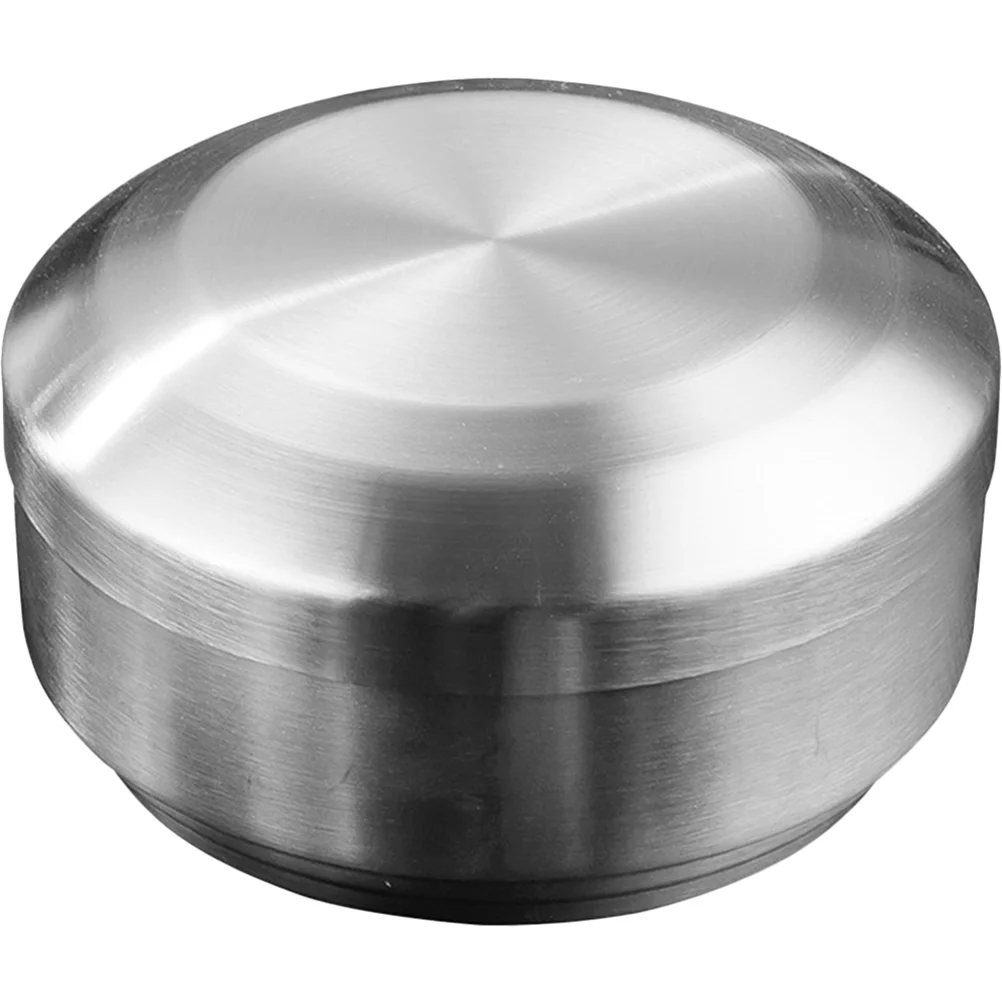 

Covered Cubilose Bowl Multi-use Soup Bowl Stainless Steel Rice Bowl Kitchen Soup Bowl and Cover