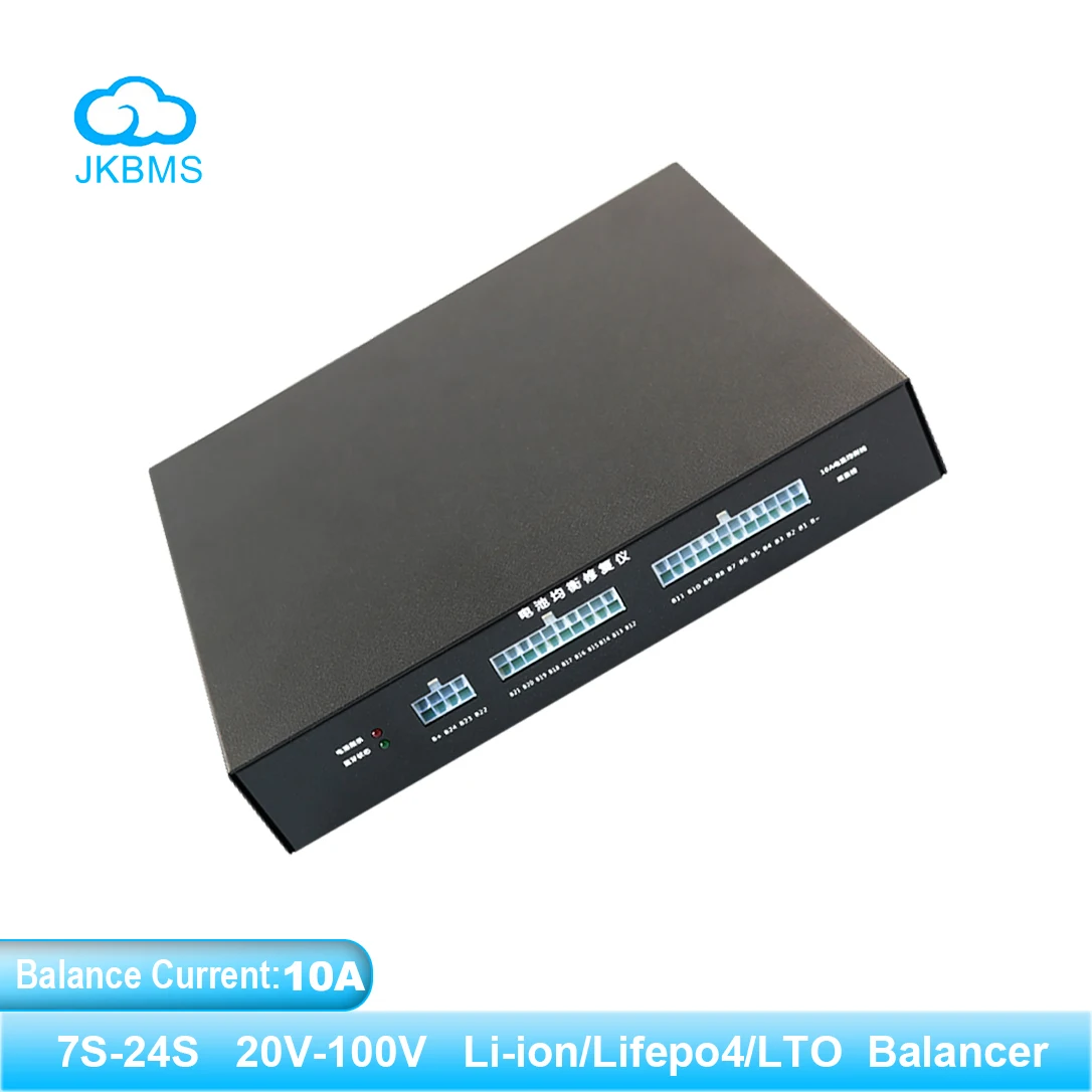 

JK Balancer 2S-24S 10A Smart Active Equalizer Balancer for Li-Ion Lifepo4 Lto Battery Pack Bluetooth App for Android IOS