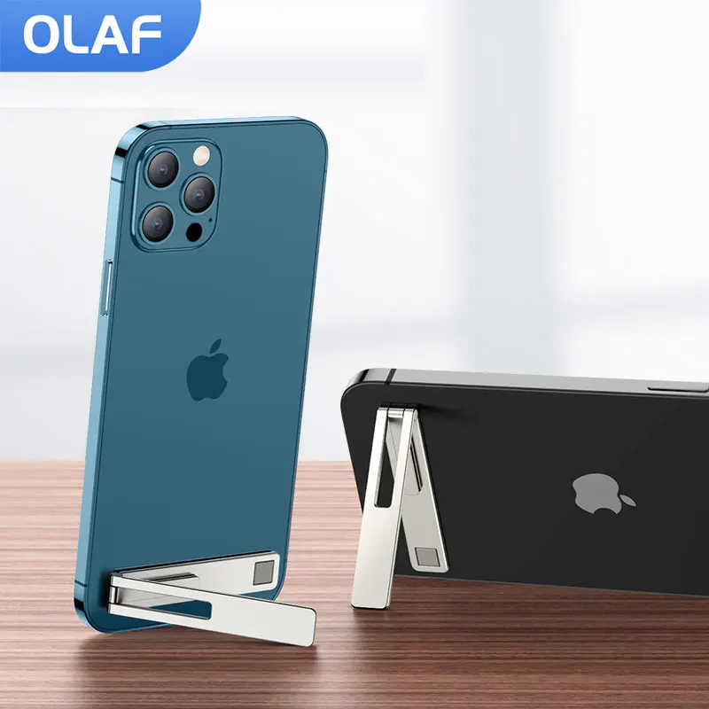 

Olaf Универсальный держатель для телефона Алюминиевый складной держатель для смартфона невидимый мини-держатель высокое качество металличе...