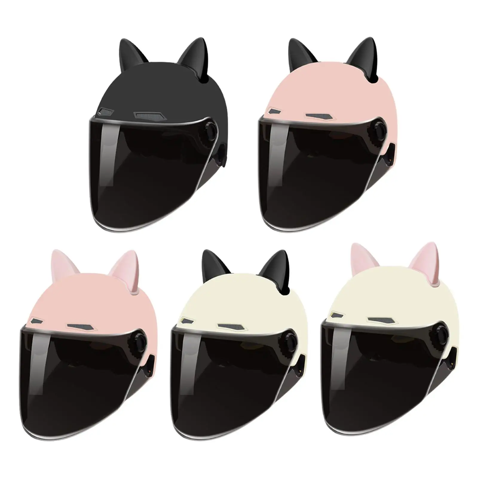 

Motorcycle Helmet with Visor Adjustable Head Circumference Riding Helmet
