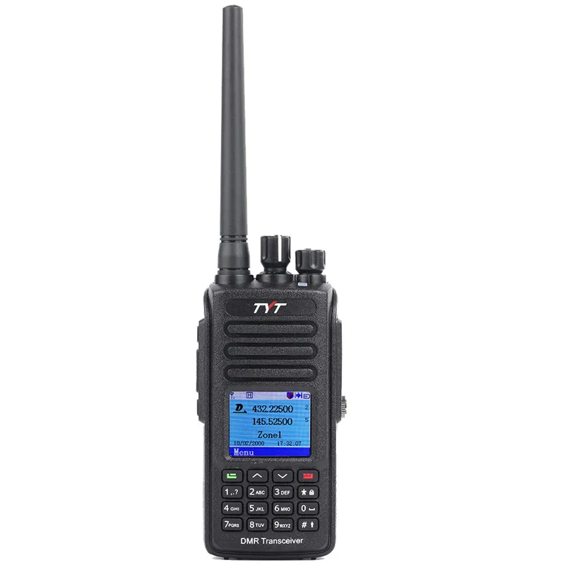 Kup TYT MD-UV390 GPS DMR Radio VHF/UHF IP67 Wodoodporne Cyfrowe Walkie Talkie Wyświetlacz LCD DMR Ham Dwukierunkowe Radio 1000 Kanałów