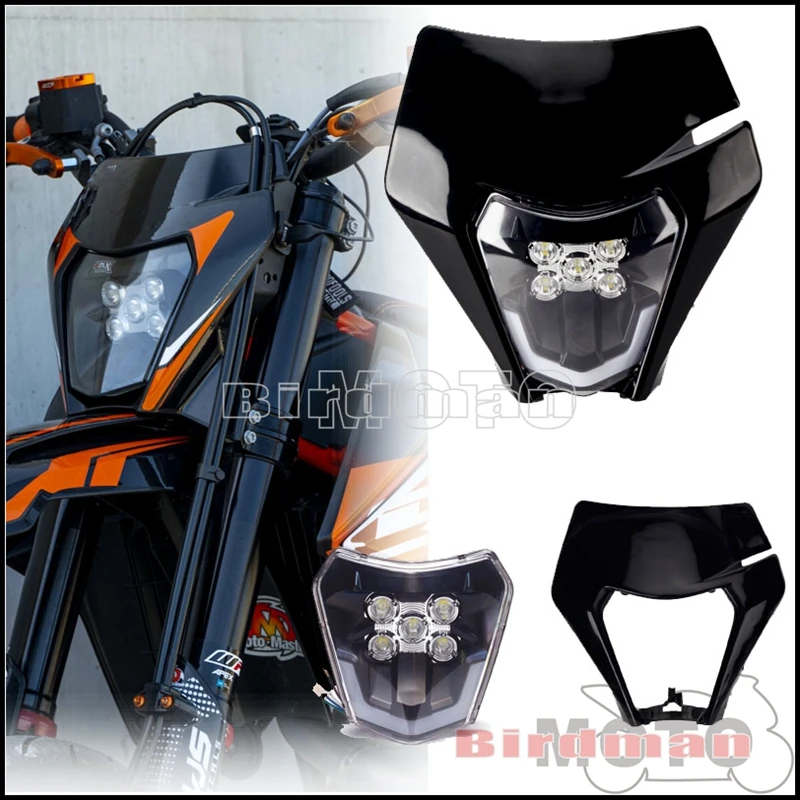

Motocross Enduro LED Headlight Headlamp Front Light For EXC EXCF SX SXF XC XCF XCW XCFW 125 150 250 300 350 400 450 505 525 530