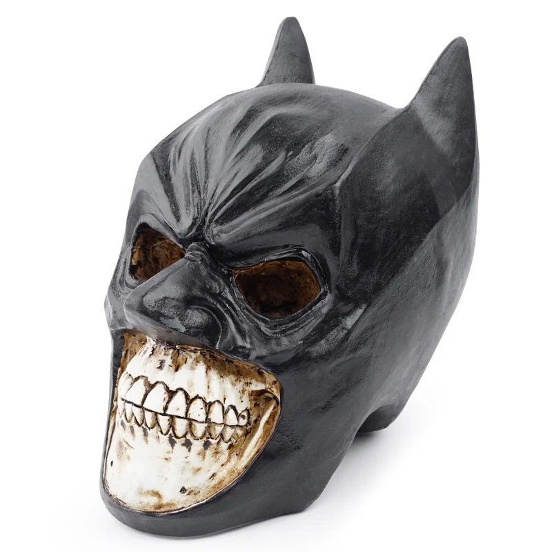 

Статуя черепа с Черной головкой для домашнего декора, статуэтки из смолы, украшение на Хэллоуин, скульптура, эскиз, модель, поделки 6151