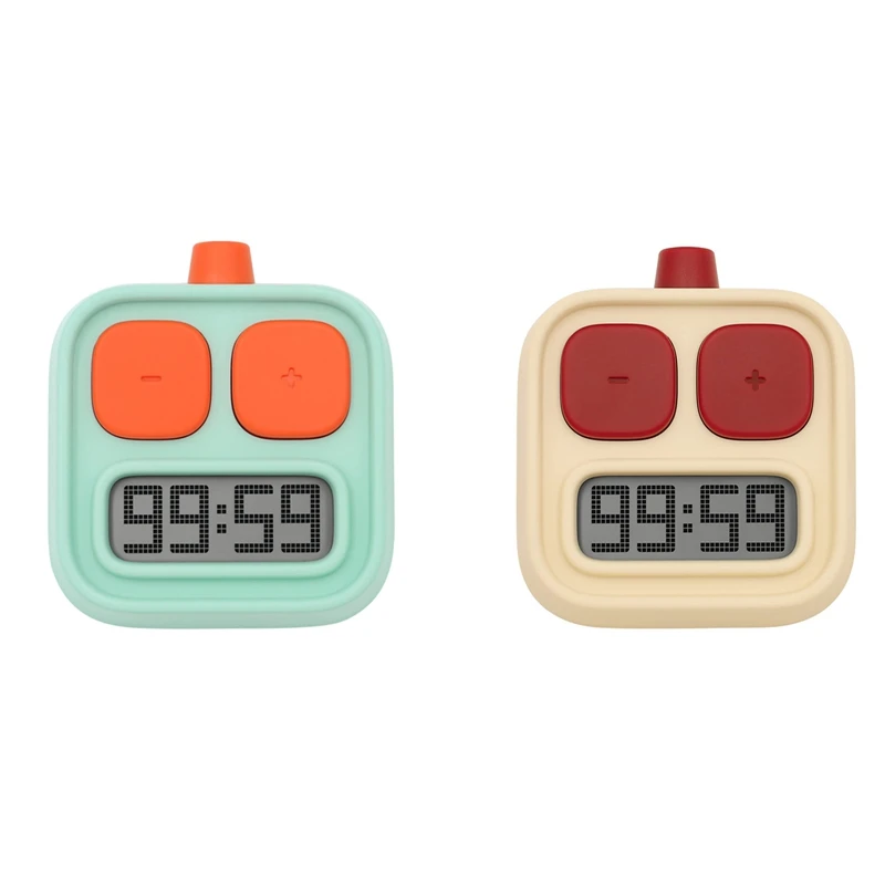 

Timer For Kids, Cute Digital Kitchen Timer For Cooking Stopwatch Clock Timer With Magnetic Loud Alarm Timers