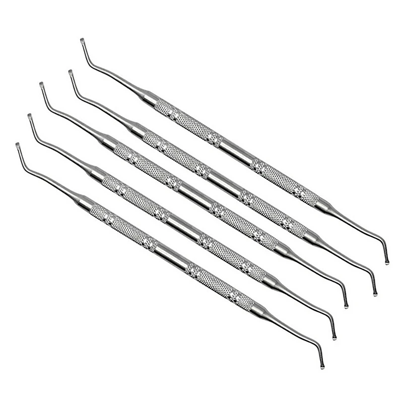 

5 шт., ложка для бритья ногтей из нержавеющей стали