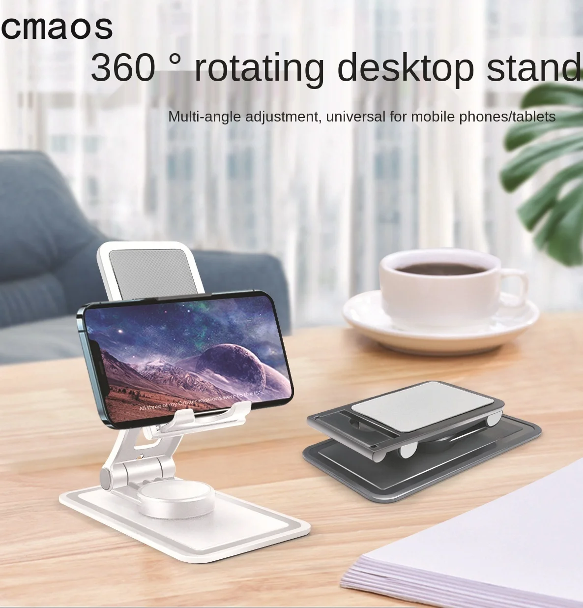 cmaos universal desktop mobile phone holder stand for iphone ipad adjustable tablet foldable table cell phone desk stand holder free global shipping