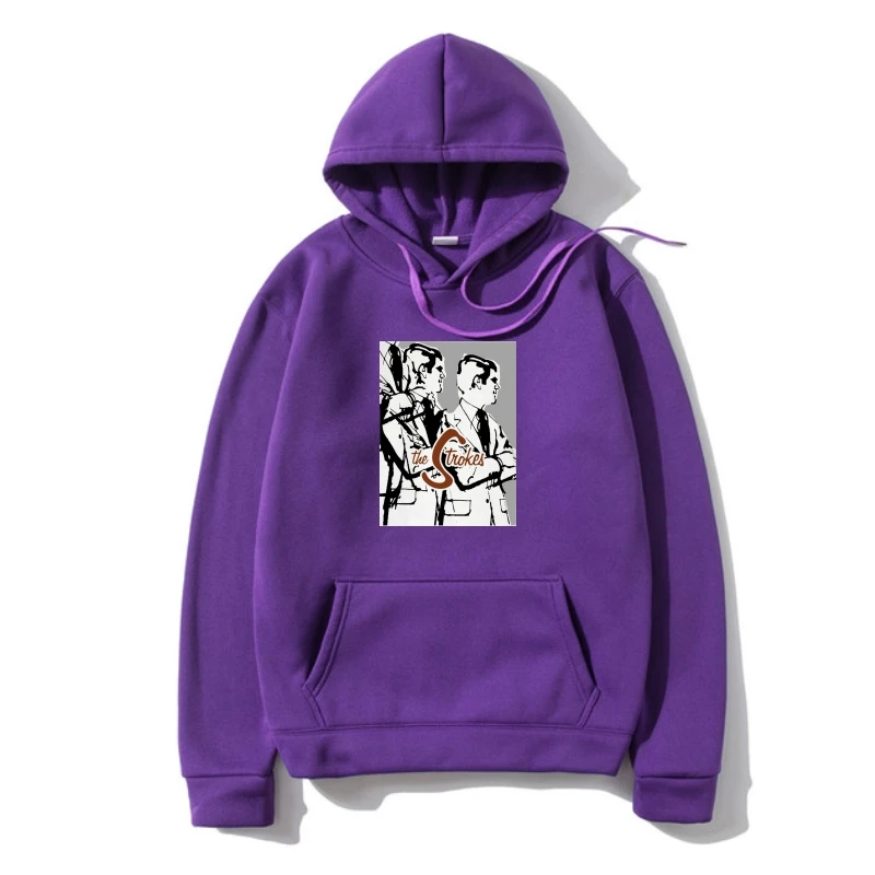 

THE STROKES INDIE ROCK Outerwear UNISEX killers king of leon radiohead S-3XL 2022 Fashion Warm Black Outerwear