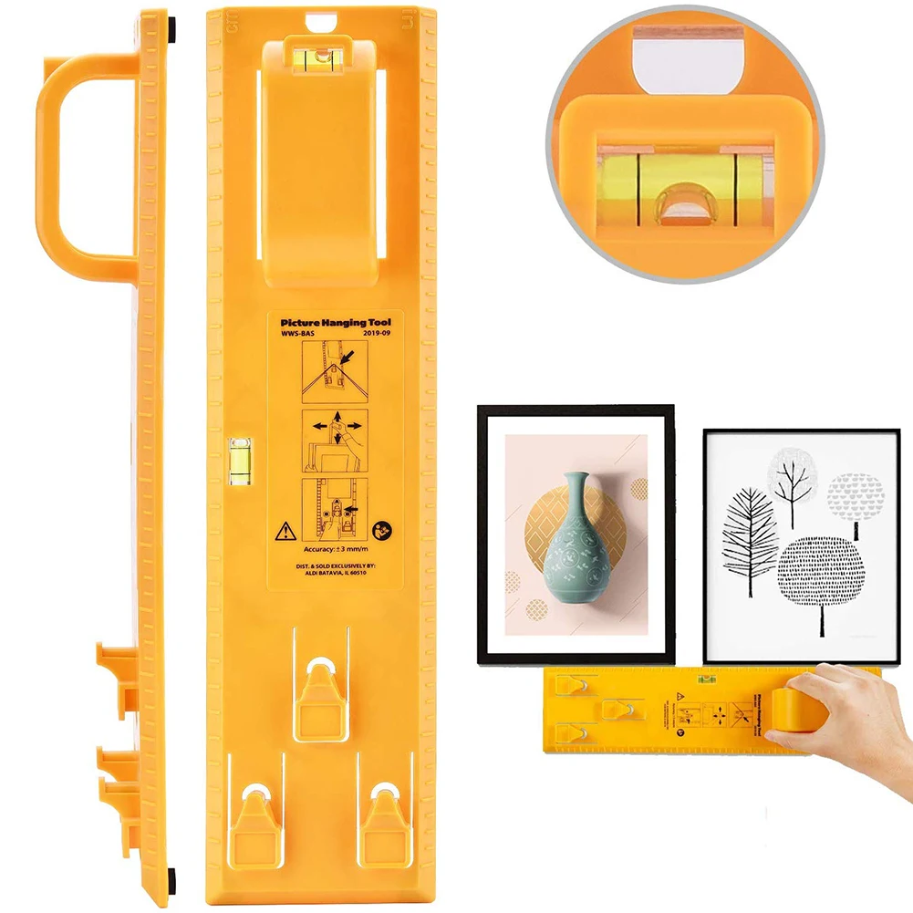 

Level Ruler Angle Gauge Photo Frame Finder Picture Hanging Kit Wall Photo Marking Measuring Tool Support Dropshipping